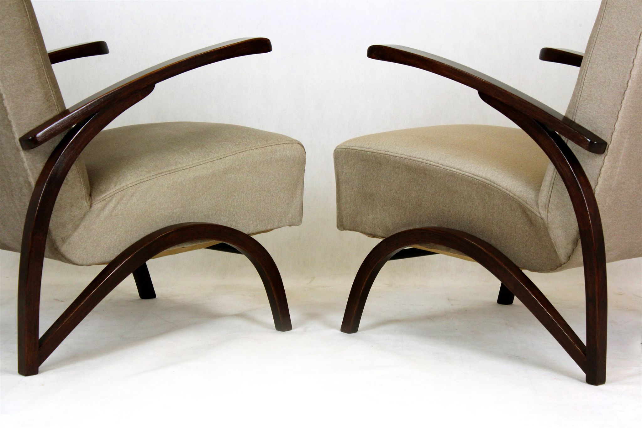 Fauteuils de Jindřich Halabala, années 1940