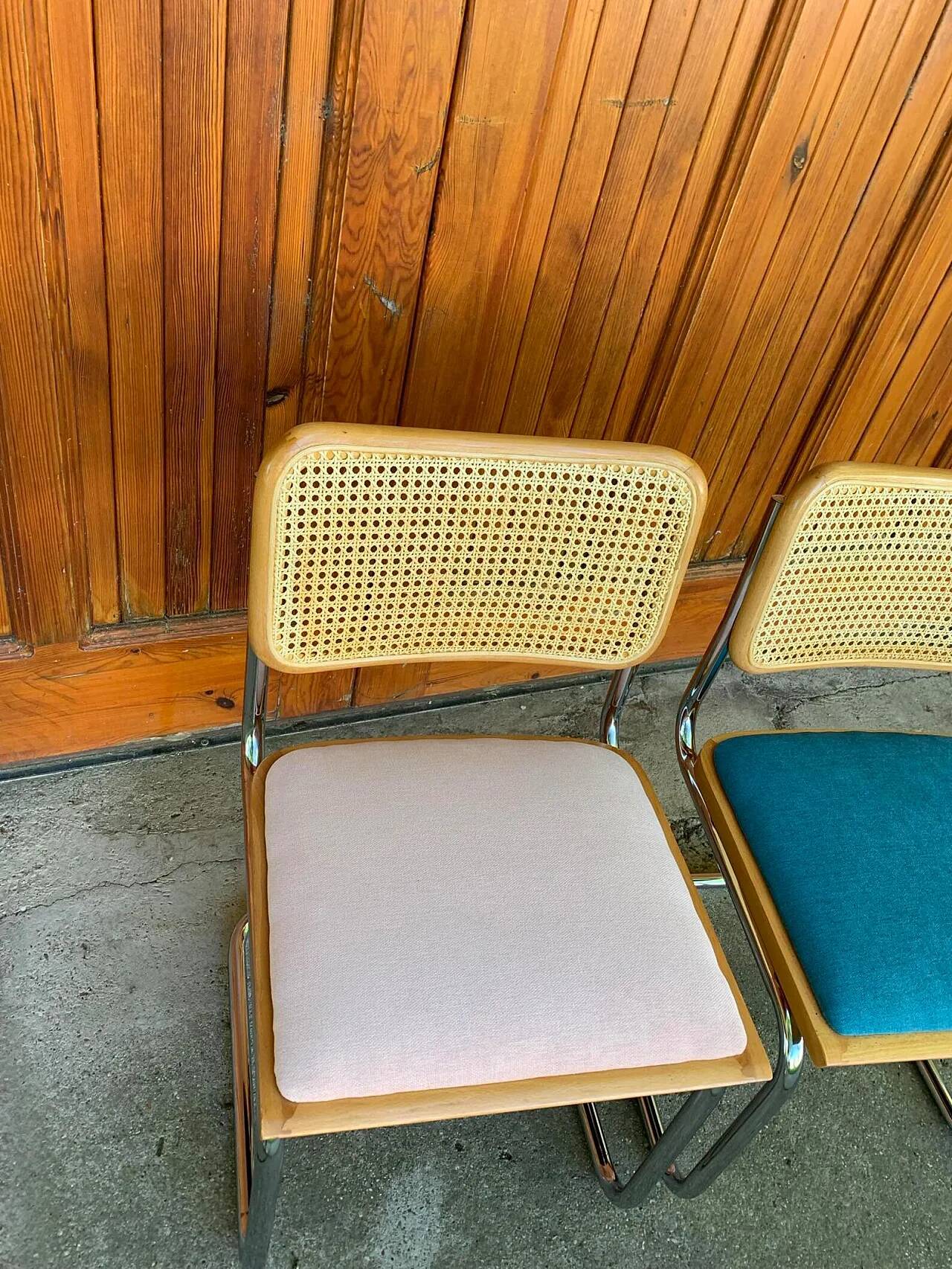 Pair of B32 Cesca chairs by Marcel Breuer, 1970s
