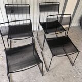 Set of Spaghetti chairs by Giandomenico Belotti