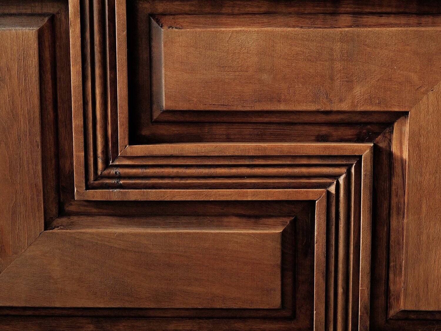 Handcrafted two-door cabinet, Spain, circa 1950