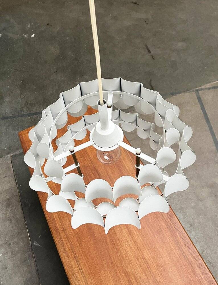 White metal suspension from the mid-century by H. Zender for Temde, 1960s.