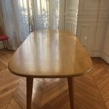 Solid oak designer table