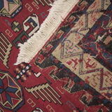 Tapis soumak en laine rouge de Turquie 121x190cm