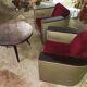 Set f 2 vintage club chairs and table