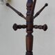 Vintage wooden coat rack parrot antique