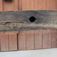 Ancient rough wood 167 cm