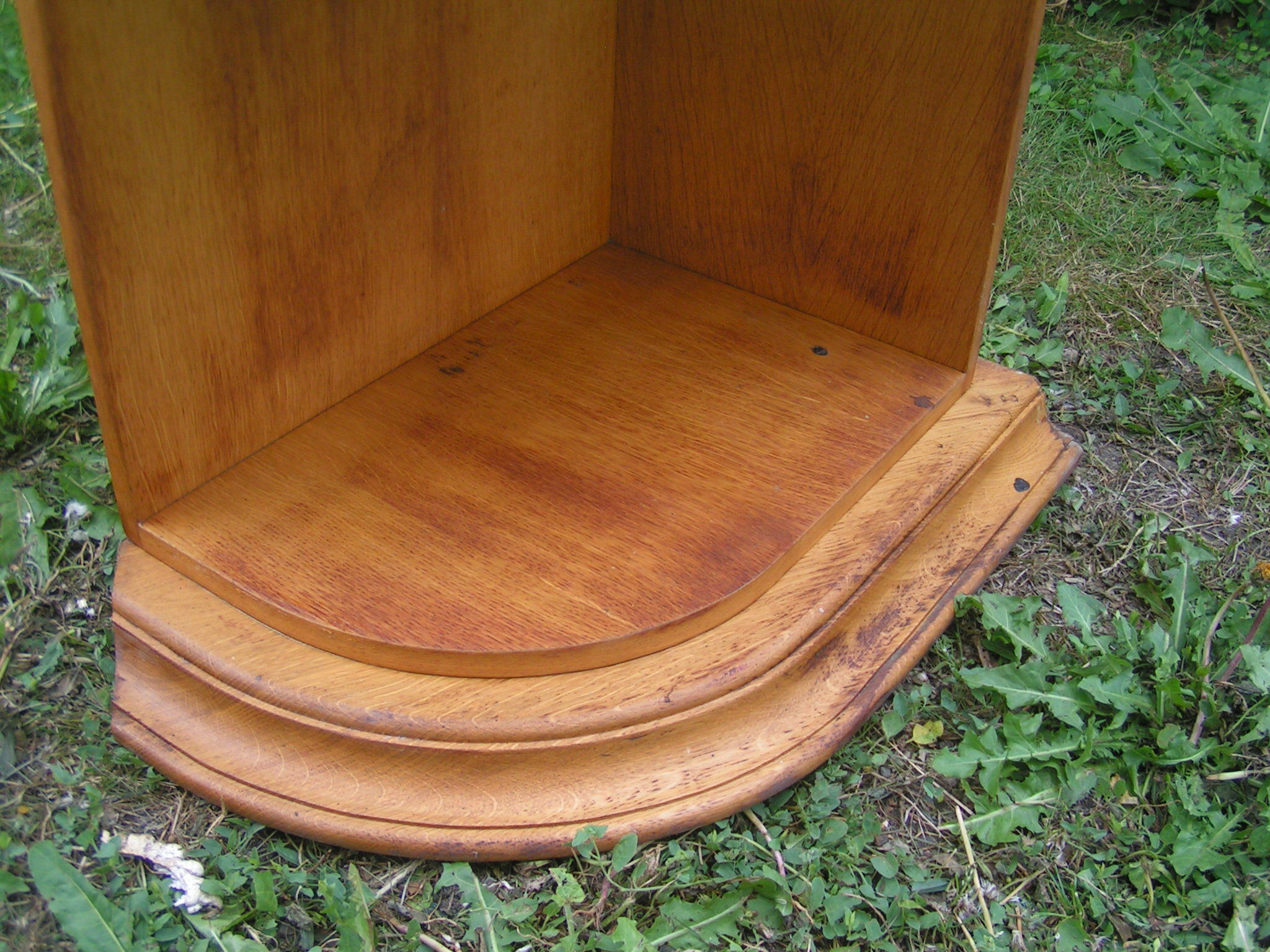 Corner rounded oak 50s
