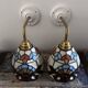 Paire d’appliques murales vitrail