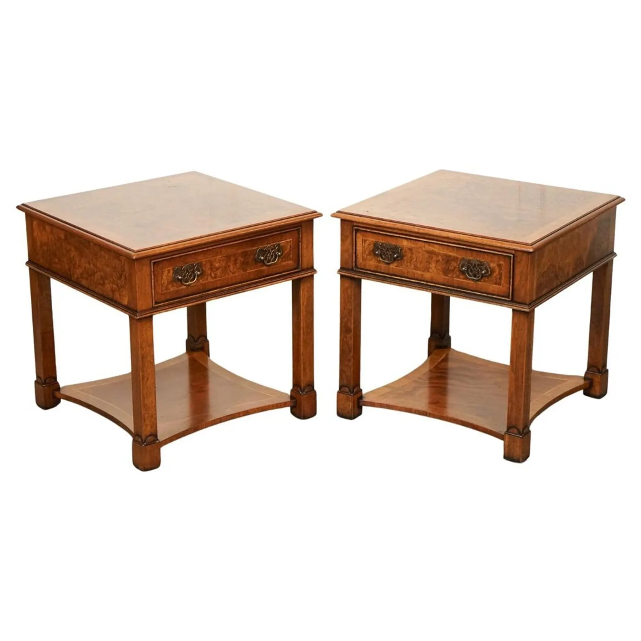 Nightstands in Walnut by Brights of Nettlebed