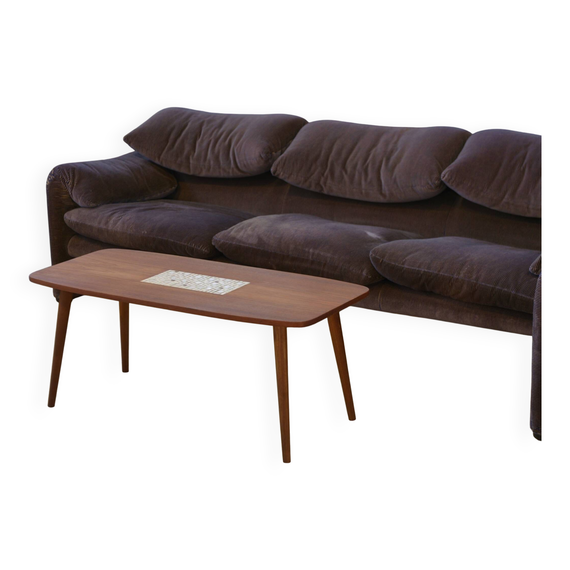 1960s Scandinavian mosaic coffee table