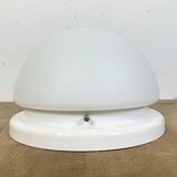 Vintage Ceiling Light with Milk Glass, 1980s