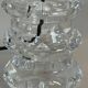 Paire de lampes en cristal de style milieu du siècle par Carl Fagerlund pour Orrefors Suède, années 1970
