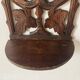 Etagère murale ancienne en bois ajouré , XIXe