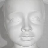 Children's bust in biscuit of limoges – early twentieth century
