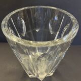 Carved crystal vase from Saint Louis
