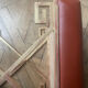 Pair of X stools after Jean Michel Frank