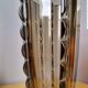 Art deco vase in smoked glass