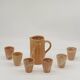 Vintage stoneware orangeade service,