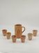 Vintage stoneware orangeade service,