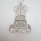 Set of 8 knife holders in sleek old glass