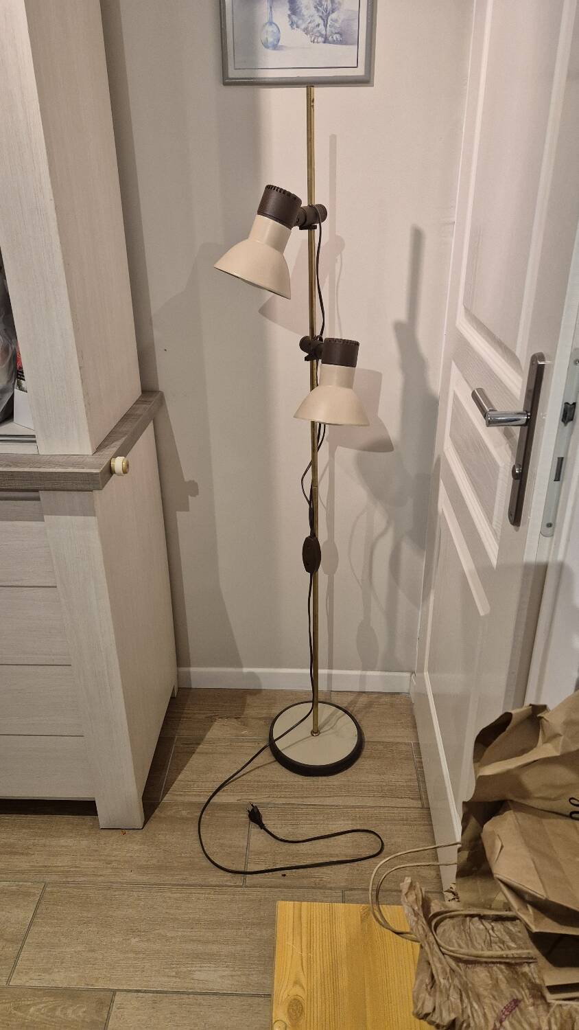 1960s spotlight floor lamp