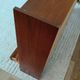 Vintage Scandinavian low bookshelf in teak, 1960s.