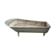 Old zinc bathtub