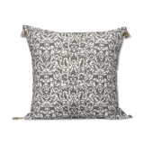 Etnik white gray cushion cover - 50 x 50