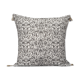 Housse de coussin etnik blanc gris - 50 x 50