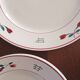 Service 14 plates 1 ceramic dish from St Amand
