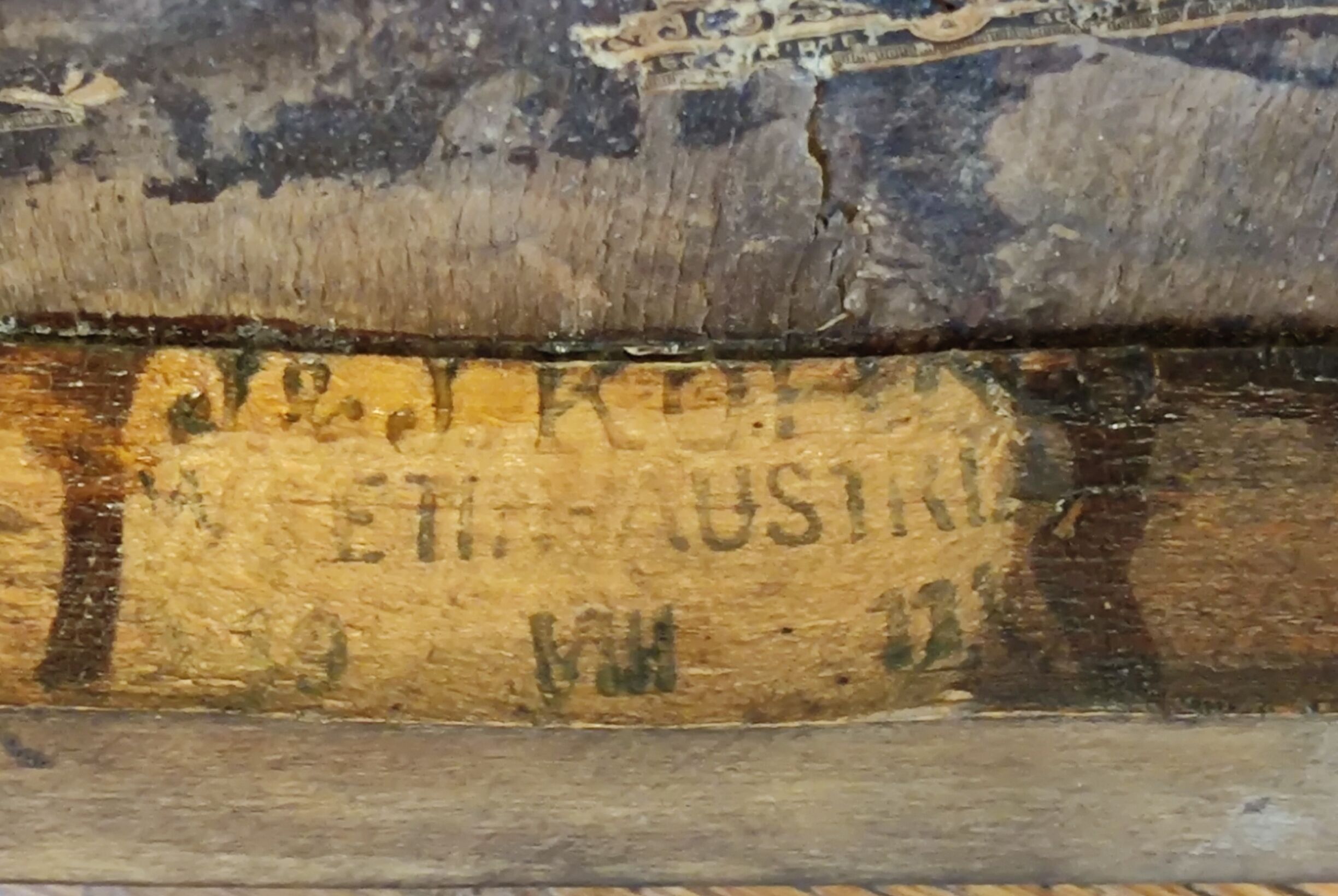 Old chair stamped Jacob and Josef Kohn