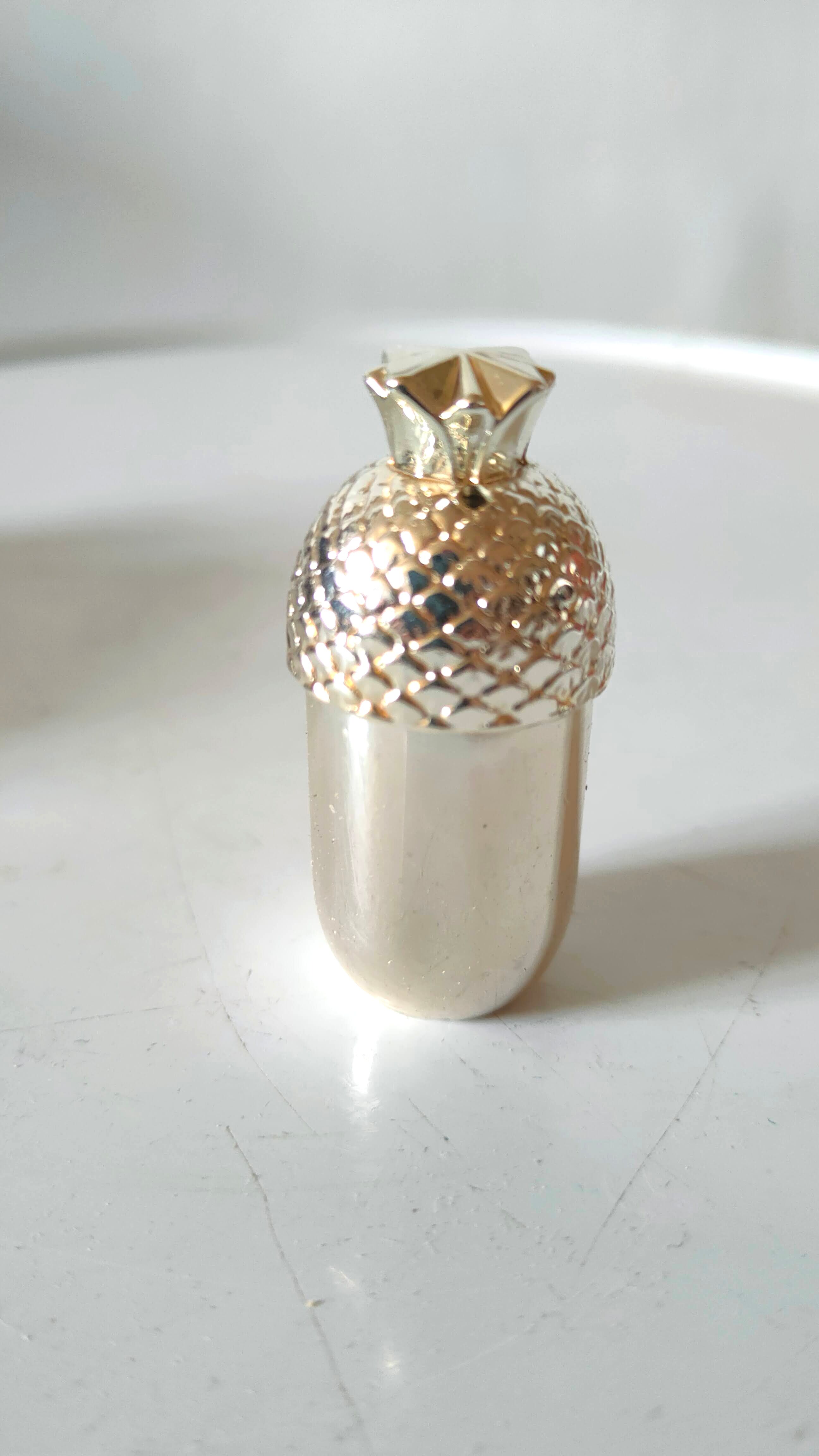 Vintage silver metal salt shaker WMF design 1970s