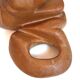 Abstract wooden sculpture, 60s