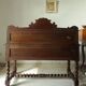 Counter desk and tiered stand in Neo-Renaissance oak