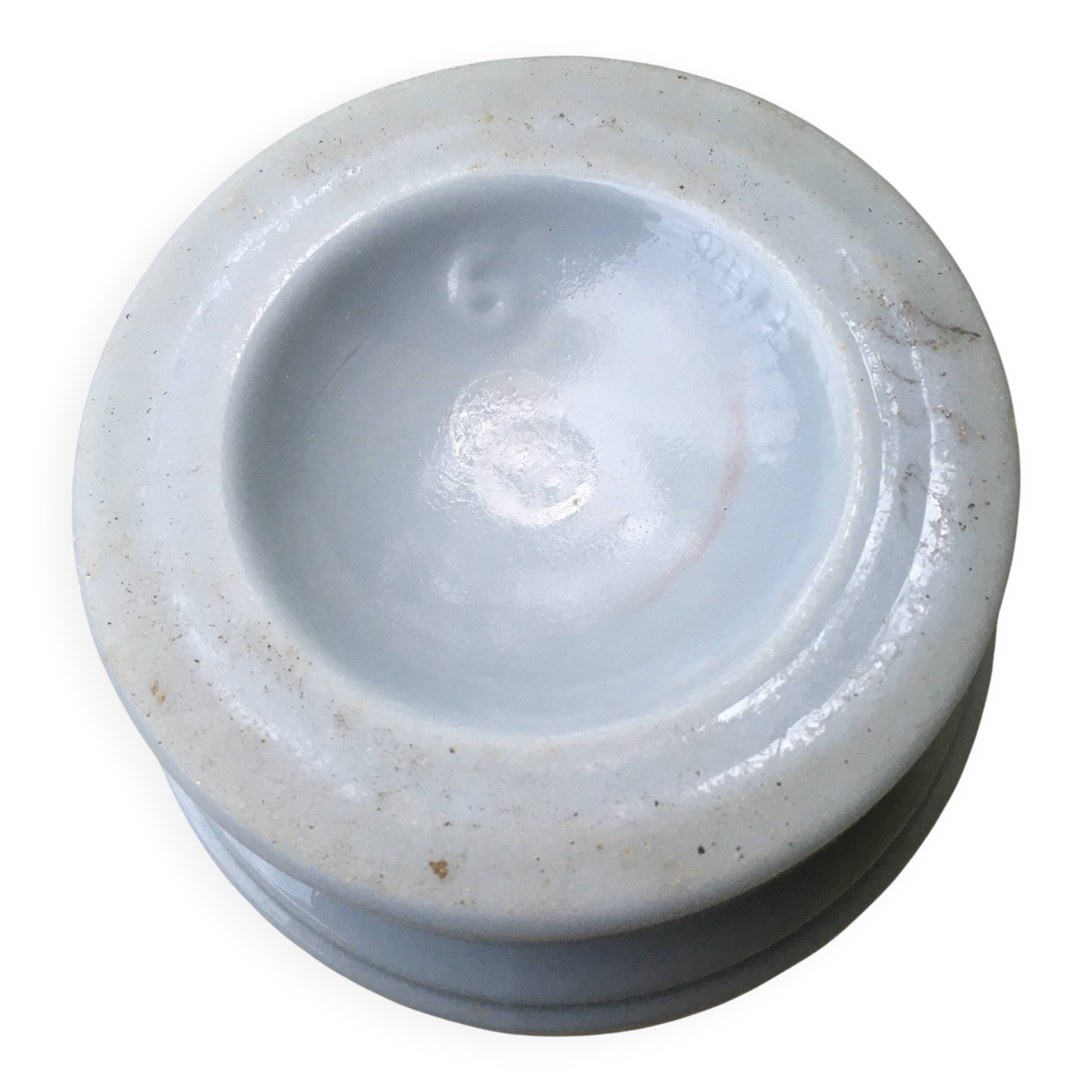 Blue Opaline lamp base