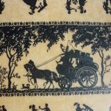 Tray in fiberglass old carriage 60X40