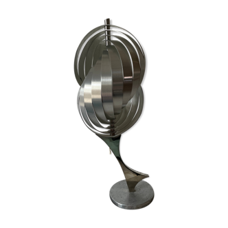 Lampe spirale Henri Mathieu design 1970