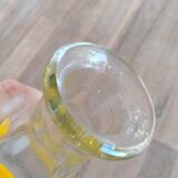 Carafe yellow geometric decor 70s
