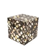 Mid-century mother-of-pearl flakes ice bucket, Italy 1950s