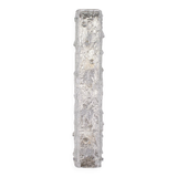 Wall lamp ice glass "bark".