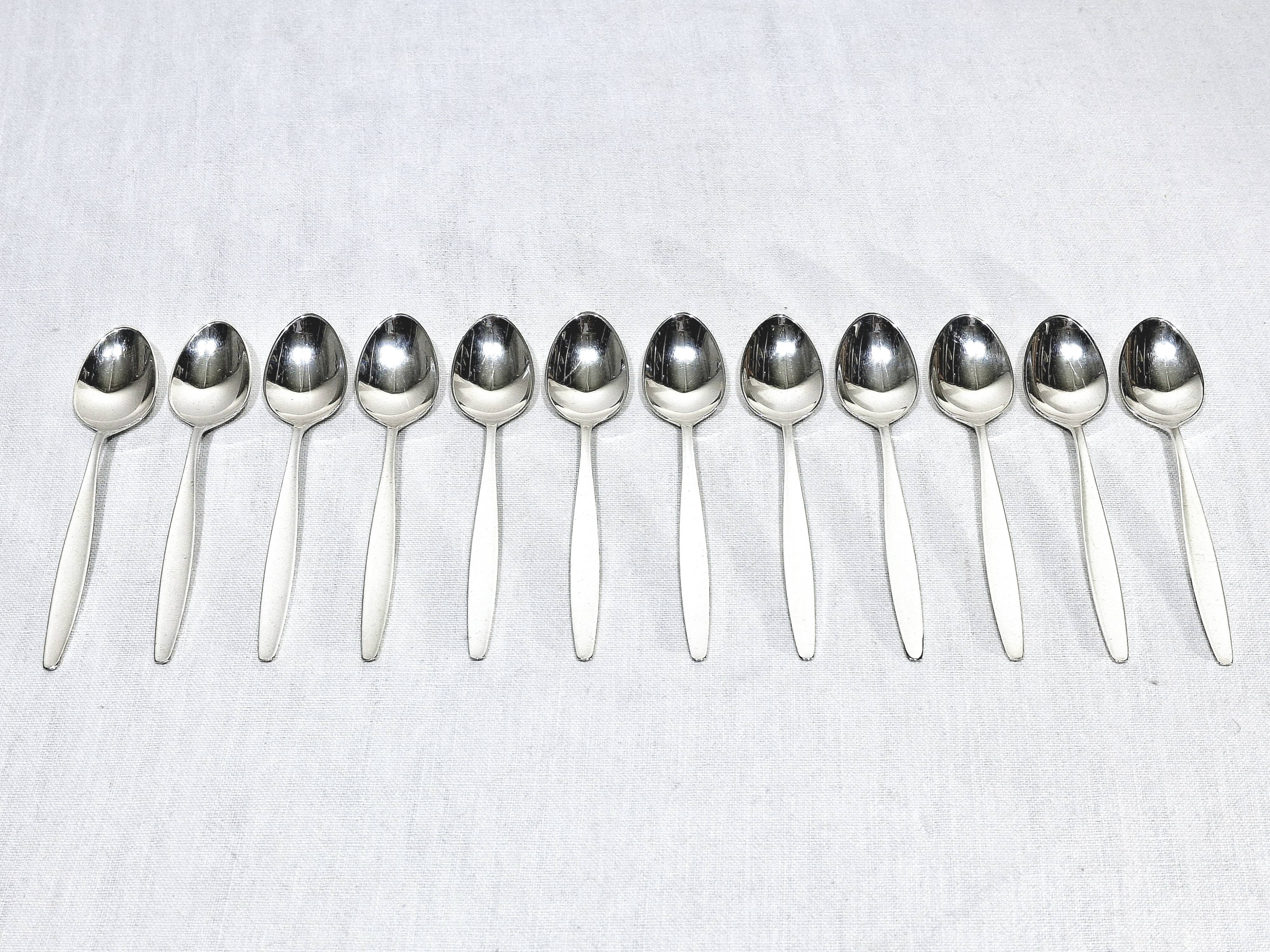 Georg jensen cutlery - cypress model - 133 pieces, sterling silver