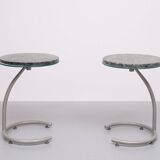 Green Marble top Side tables 1990s Holland