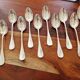 Christofle - Set of 11 Fidelio baguette pattern silver-plated table spoons