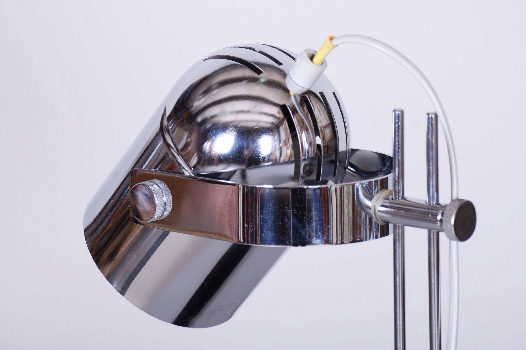Mid-Century Modern Table Lamp in Chrome by J. Indra for Combi Lux, Czech, 1970s
