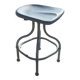 Old metal stool from a factory industrial workshop