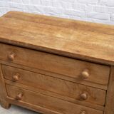 Commode à tiroirs en chêne massif