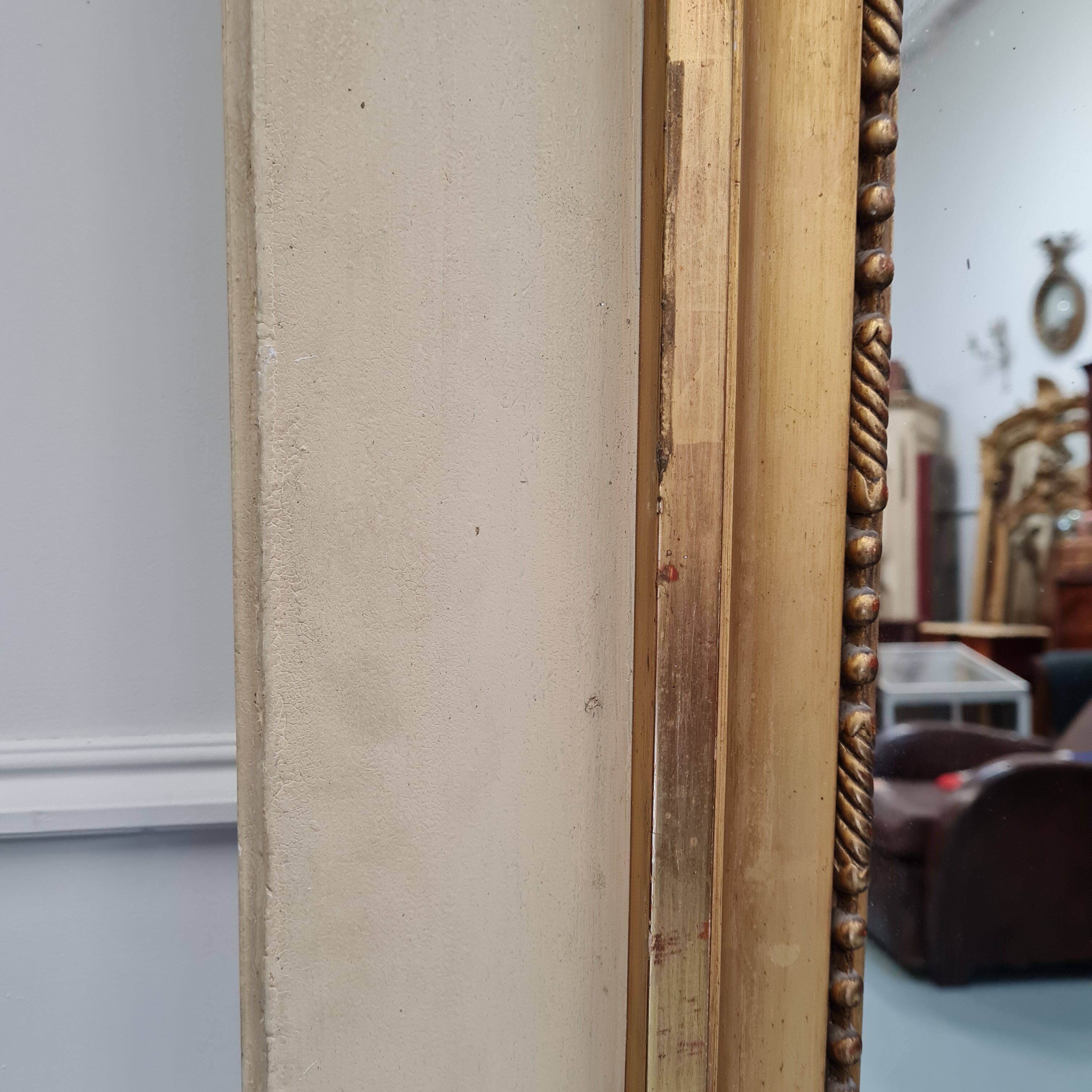 Trumeau french antique mirror c1900