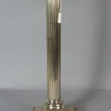 Ancienne lampe style Louis XVI bronze à poser + abat-jour 69 cm S 806