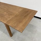 Oak farmhouse table 120cm + 200cm extensions