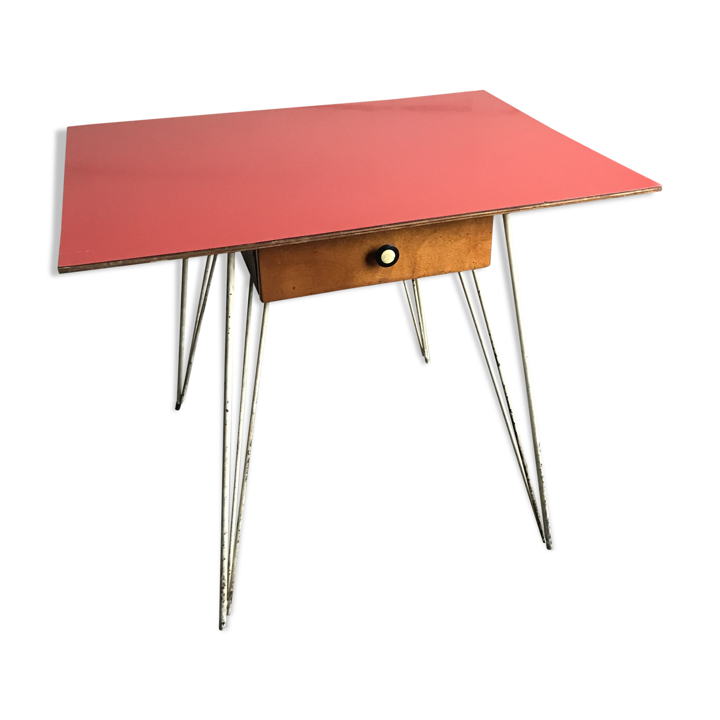 Table vintage formica feet Eiffel